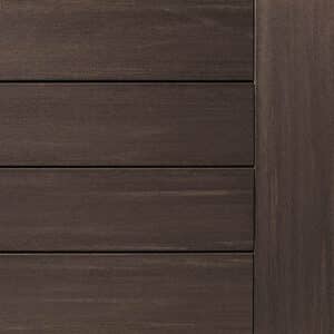 Benefits of Composite Decking TimberTech Dark Hickory Vintage Collection AZEK Decking Deck Board Swatch Content