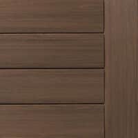 Composite Deck Board Colors TimberTech English Walnut Vintage Collection AZEK Decking Display Swatch Content