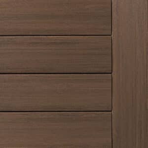 Composite Deck Board Colors TimberTech English Walnut Vintage Collection AZEK Decking Display Swatch Content